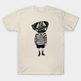 Pugsley the Pug Begging T-Shirt